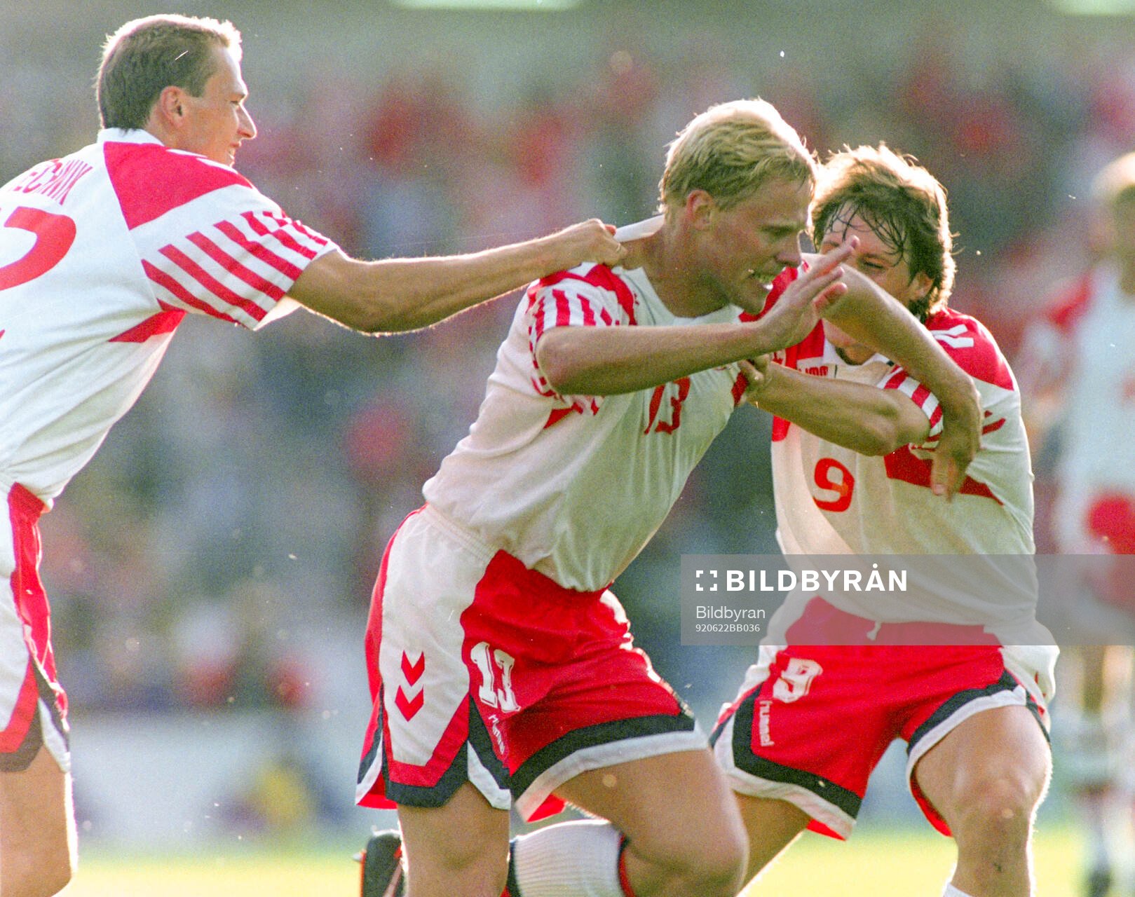 Football, Uefa EURO 1992, Semifinal, Netherlands - Denmark