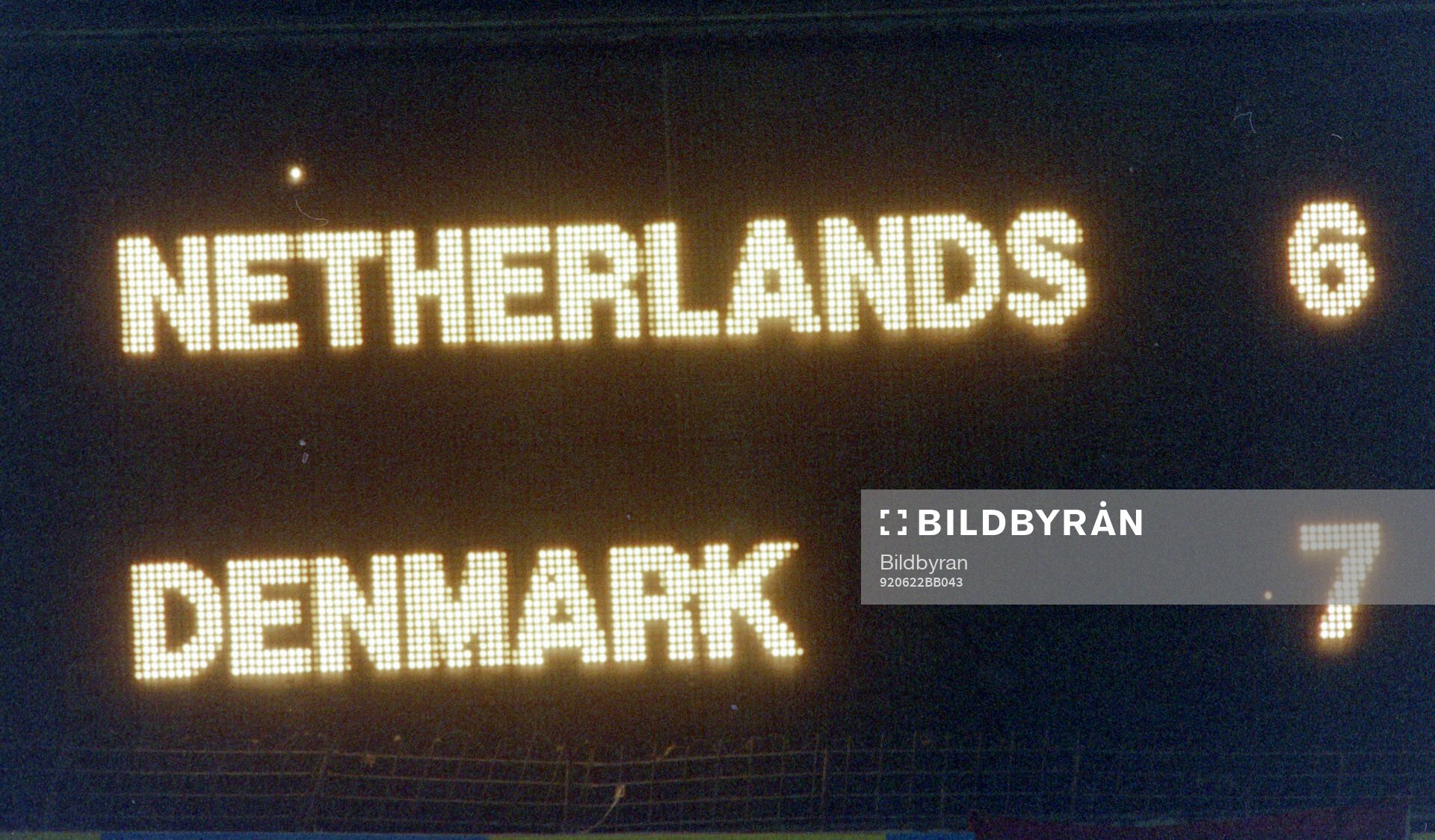 Football, Uefa EURO 1992, Semifinal, Netherlands - Denmark