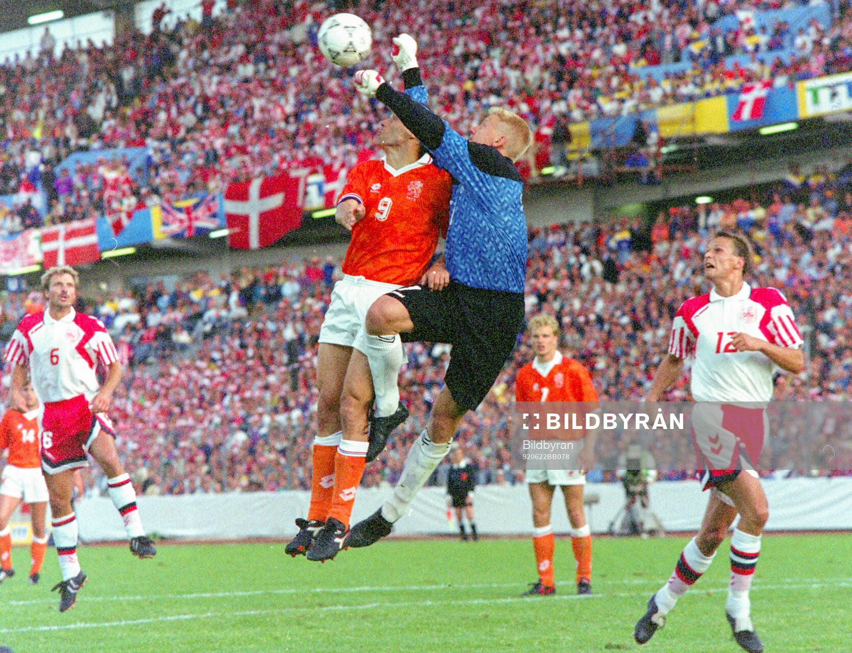 Football, Uefa EURO 1992 (Sweden), Semifinal, Netherlands -