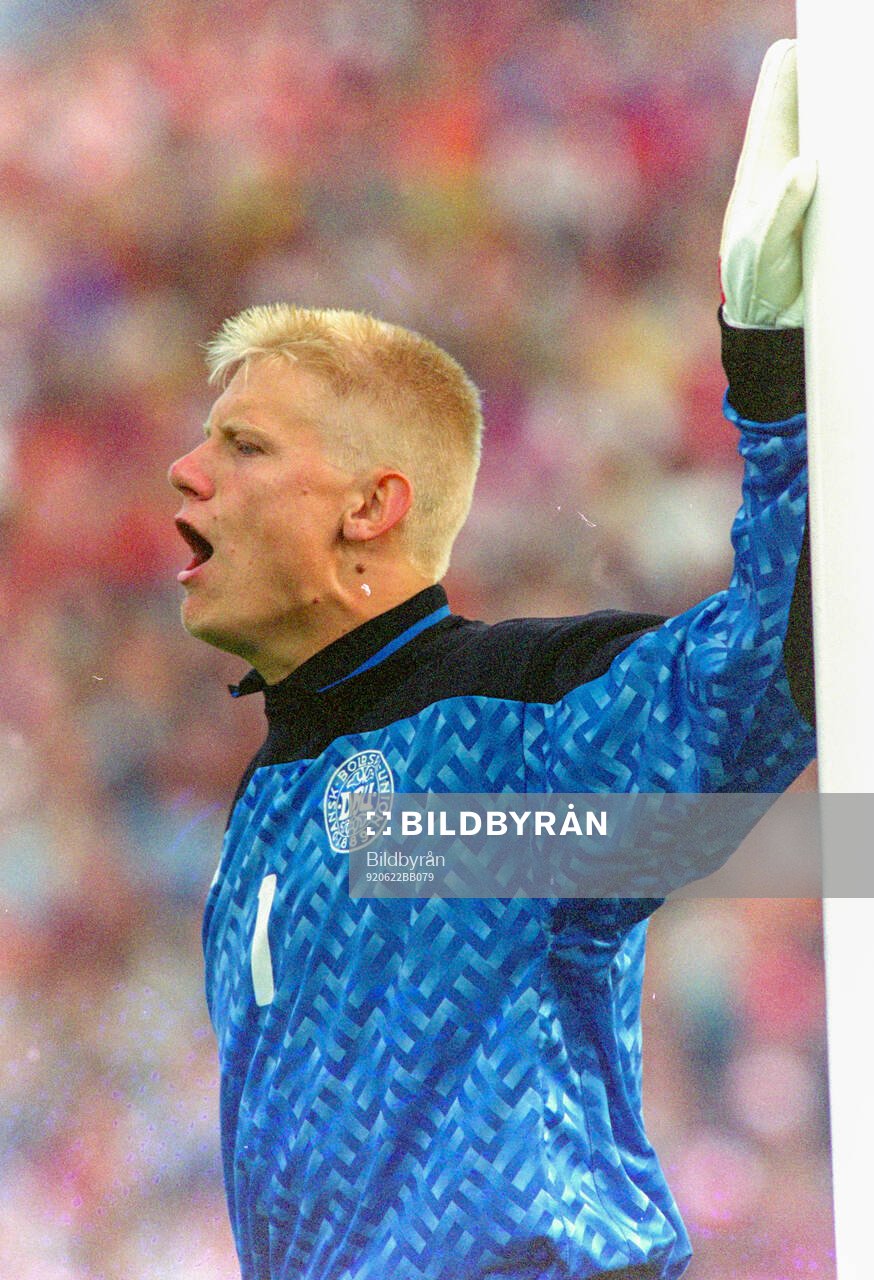 Fotboll, EM, Semifinal, Holland - Danmark