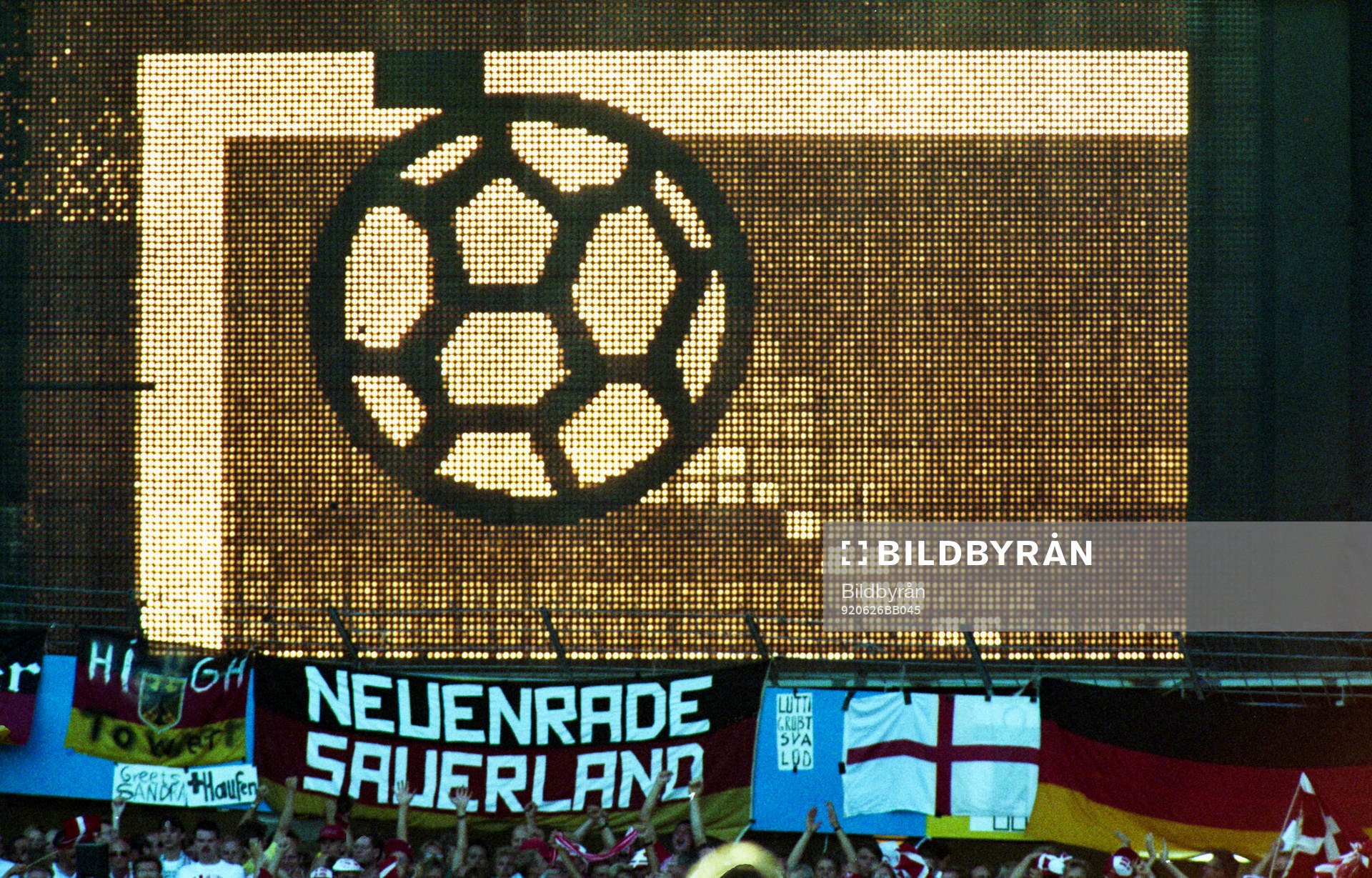 Resultattavlan på Ullevi