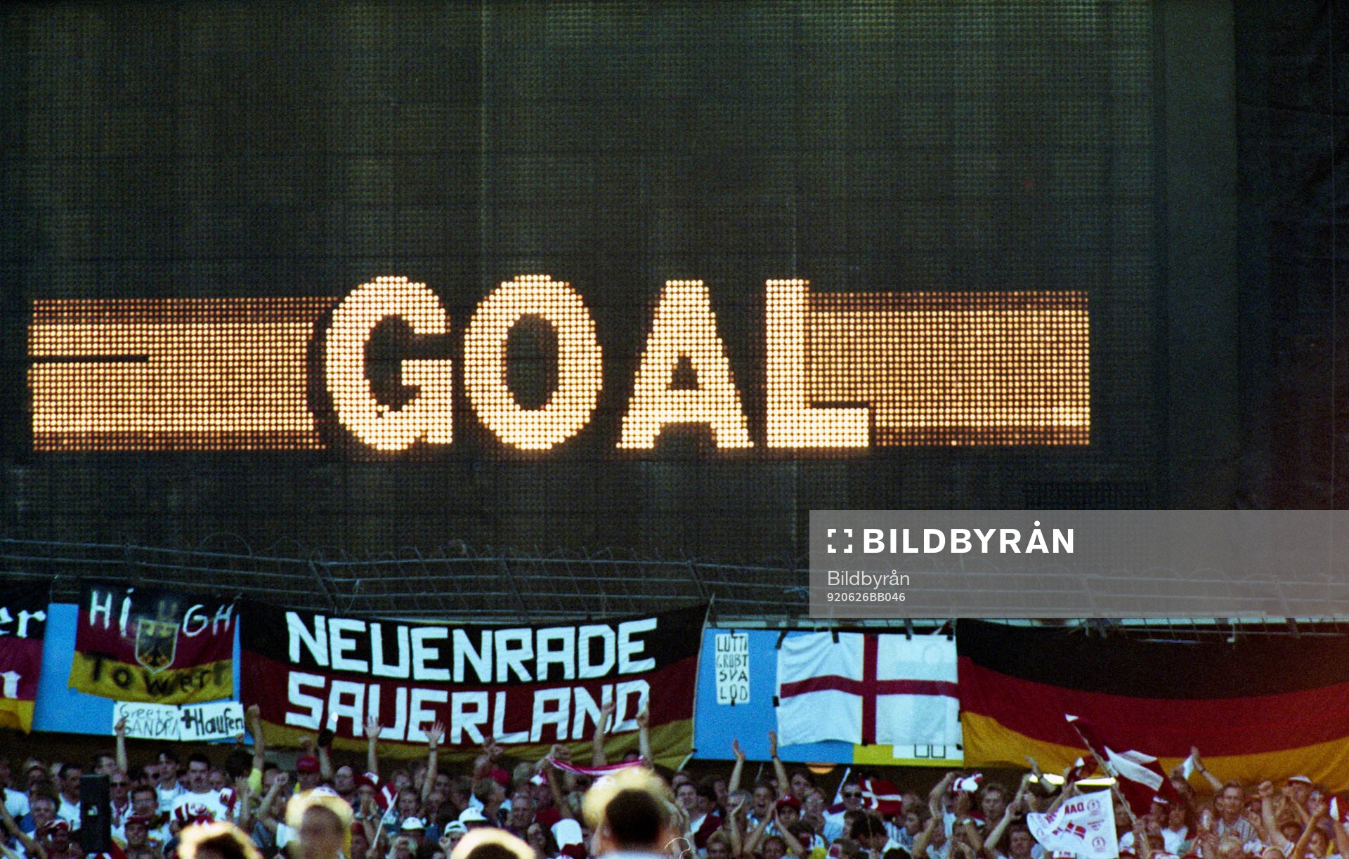 Resultattavlan på Ullevi
