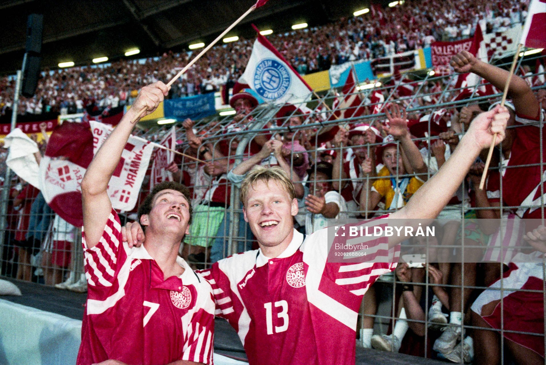 John Faxe Jensen och Henrik Larsen, Danmark jublar