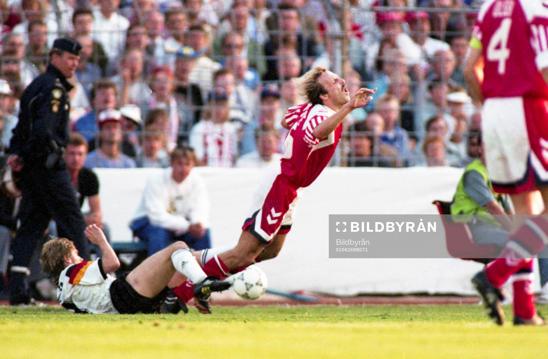Kim Christofte, Danmark fälls bakifrån