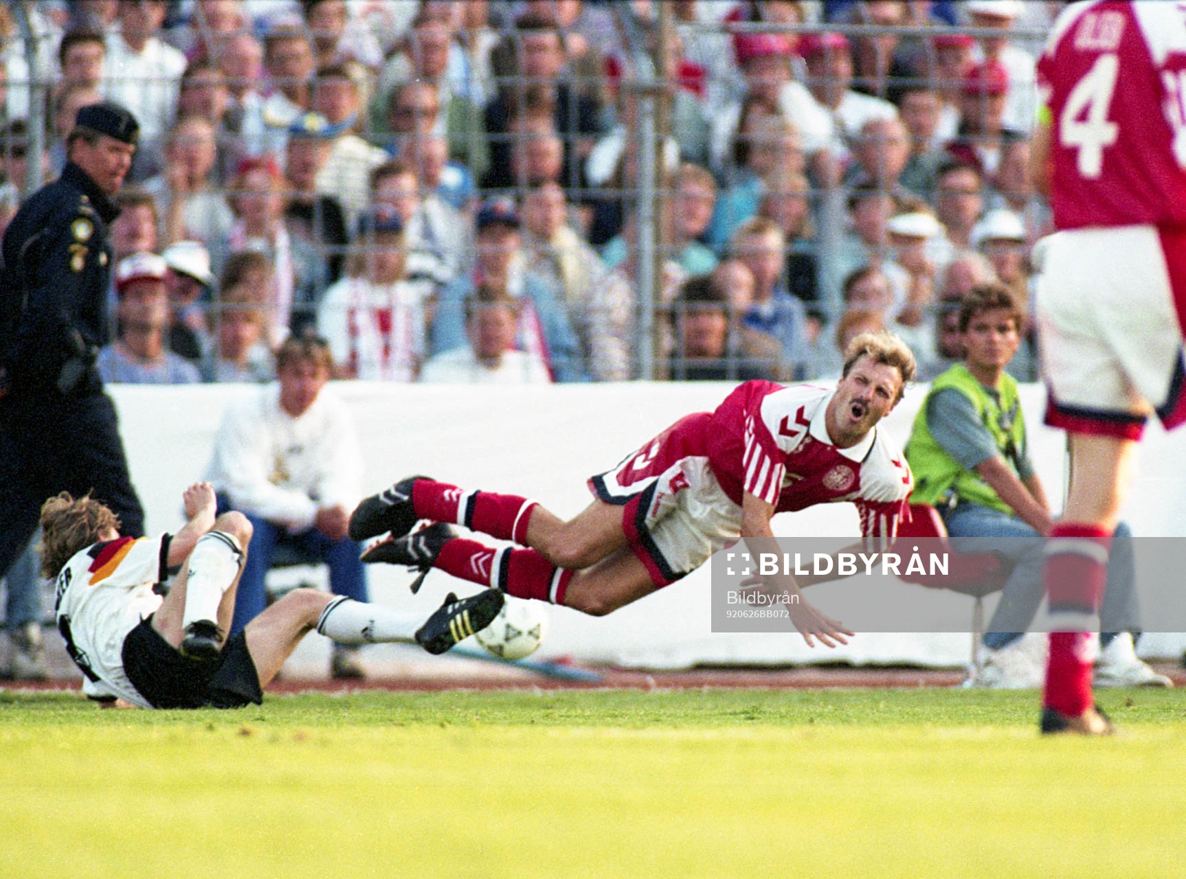 Kim Christofte, Danmark fälls bakifrån