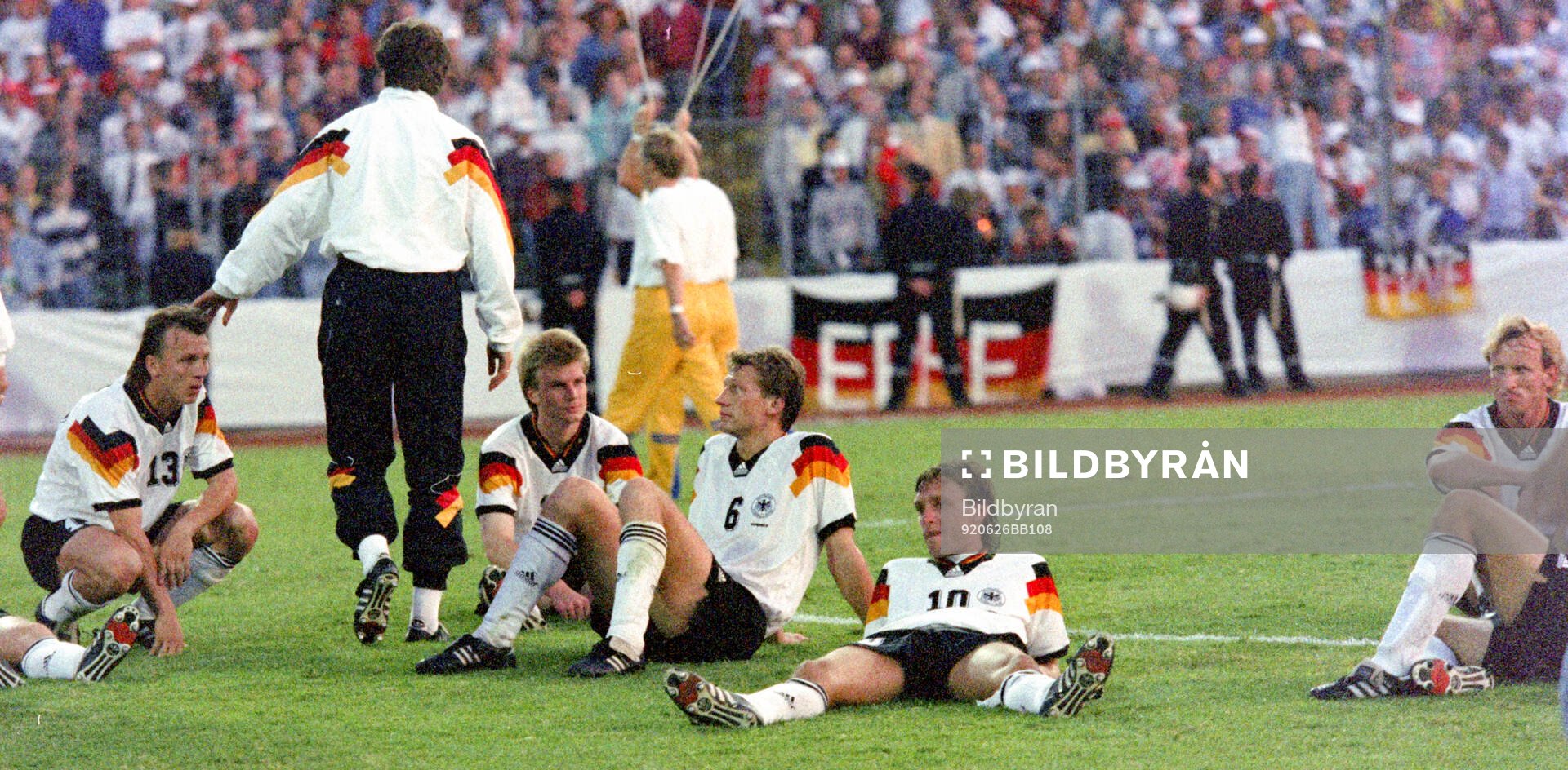 Dejected german players
