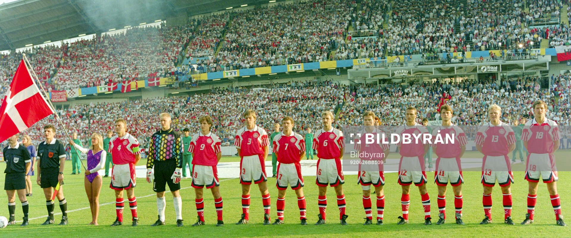Lineup of Denmark