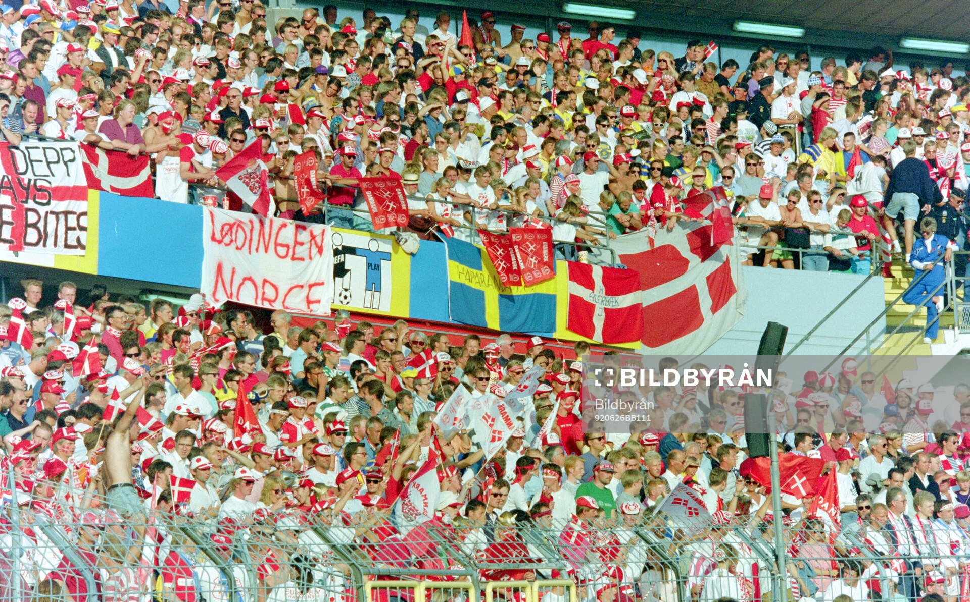 Fotboll, EM, Final, Damark - Tyskland