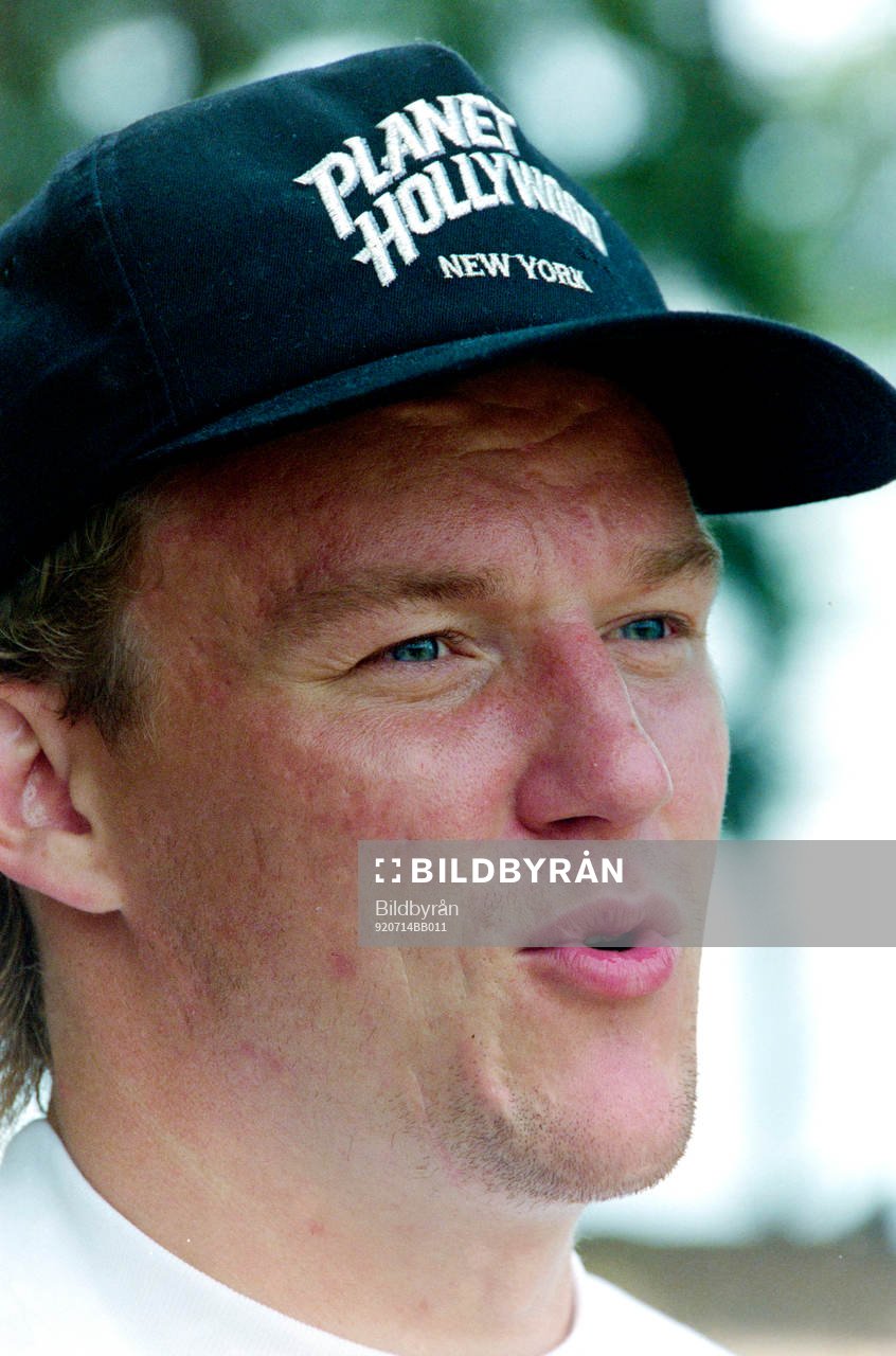 Tomas Forslund spelar golf i Halmstad