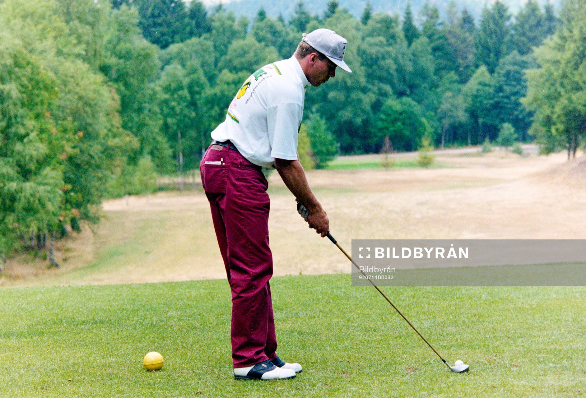 Ulf Samuelsson spelar golf i Halmstad
