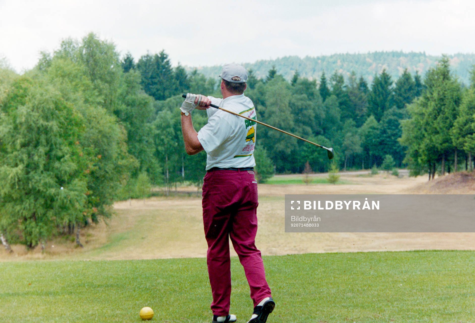 Ulf Samuelsson spelar golf i Halmstad