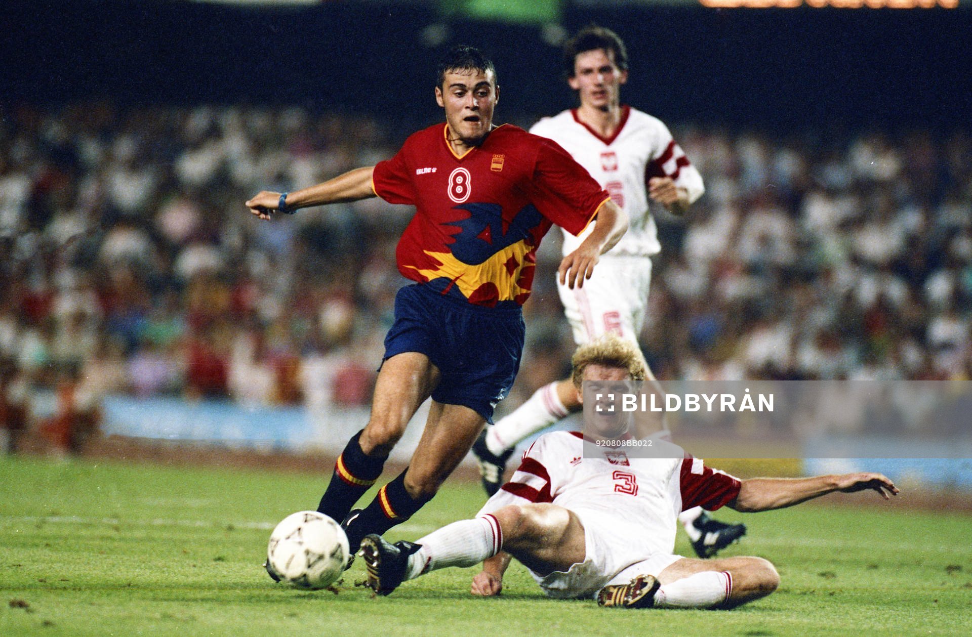 OS 1992, Fotboll, Final, Polen - Spanien, 2-3