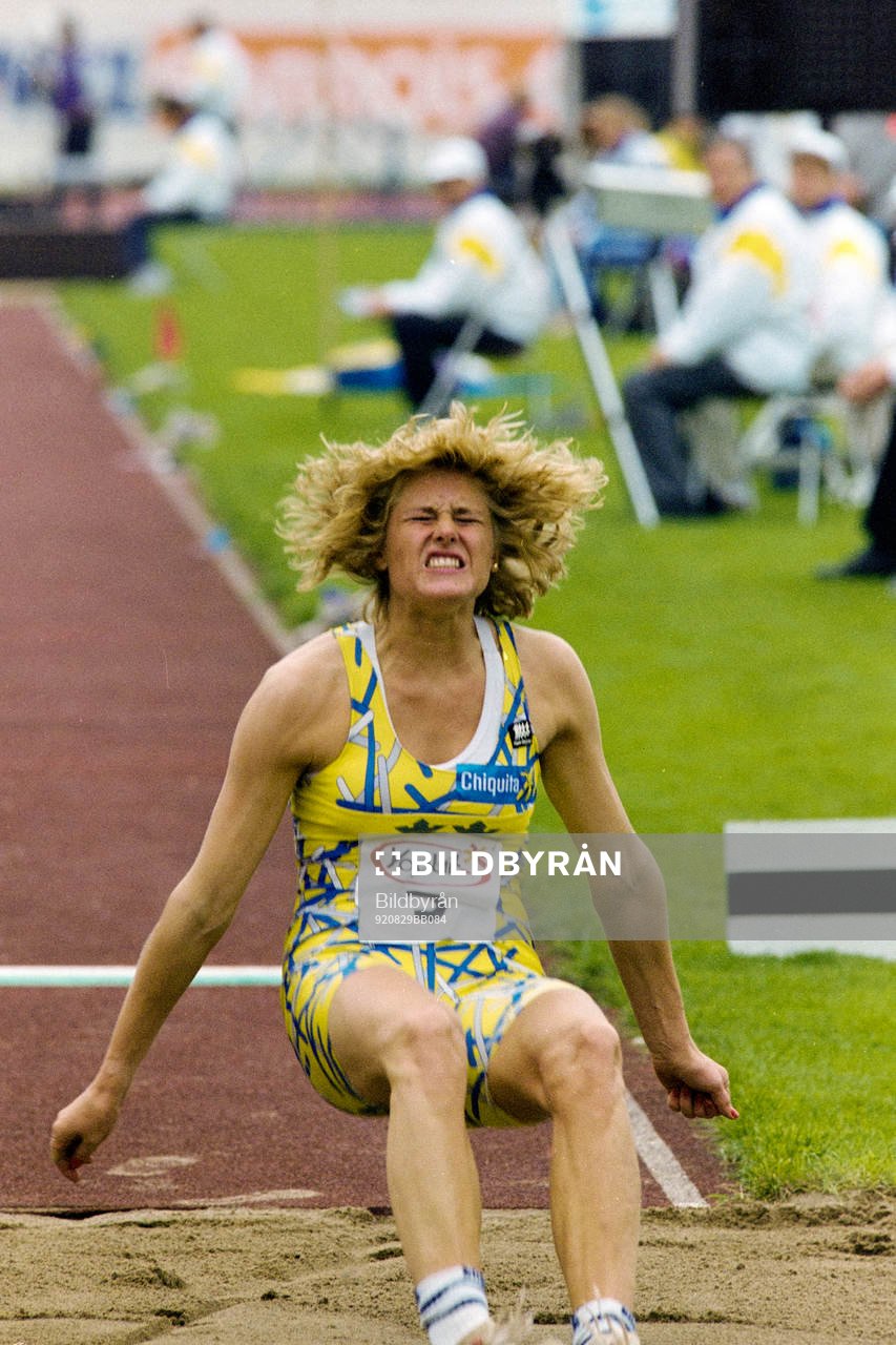 Erica Johansson, Sverige i längdhopp