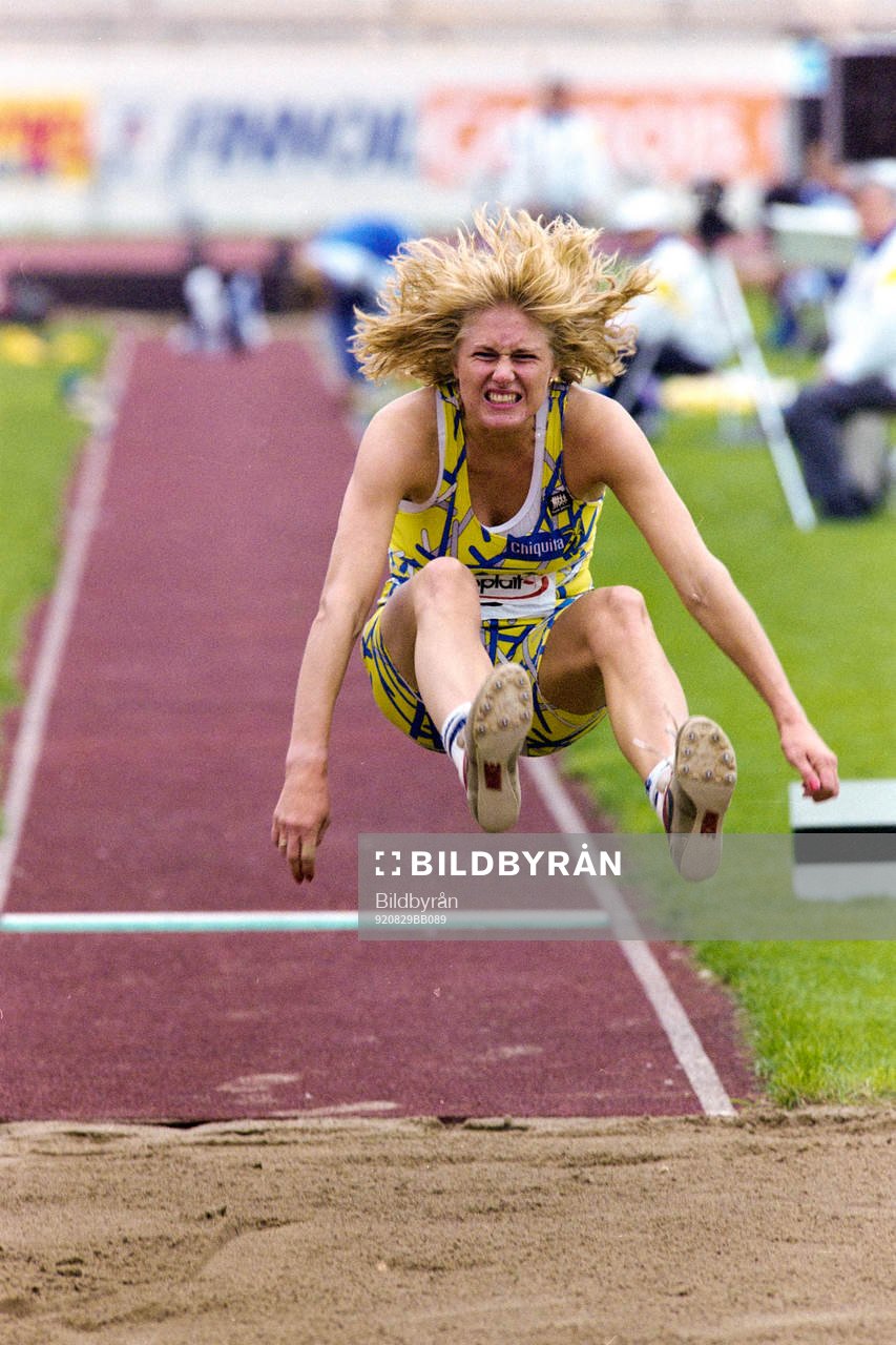 Erica Johansson, Sverige i längdhopp
