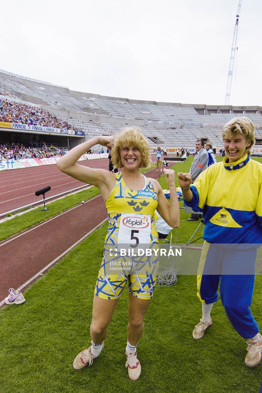 Erica Johansson, Sverige jublar