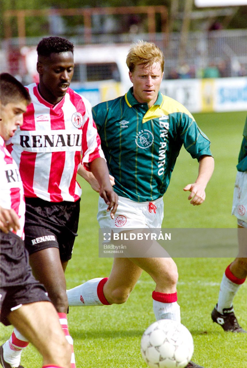 Fotboll, Eredivisie, Sparta Rotterdam - Ajax, 0-0: Stefan Pettersson, Ajax. 