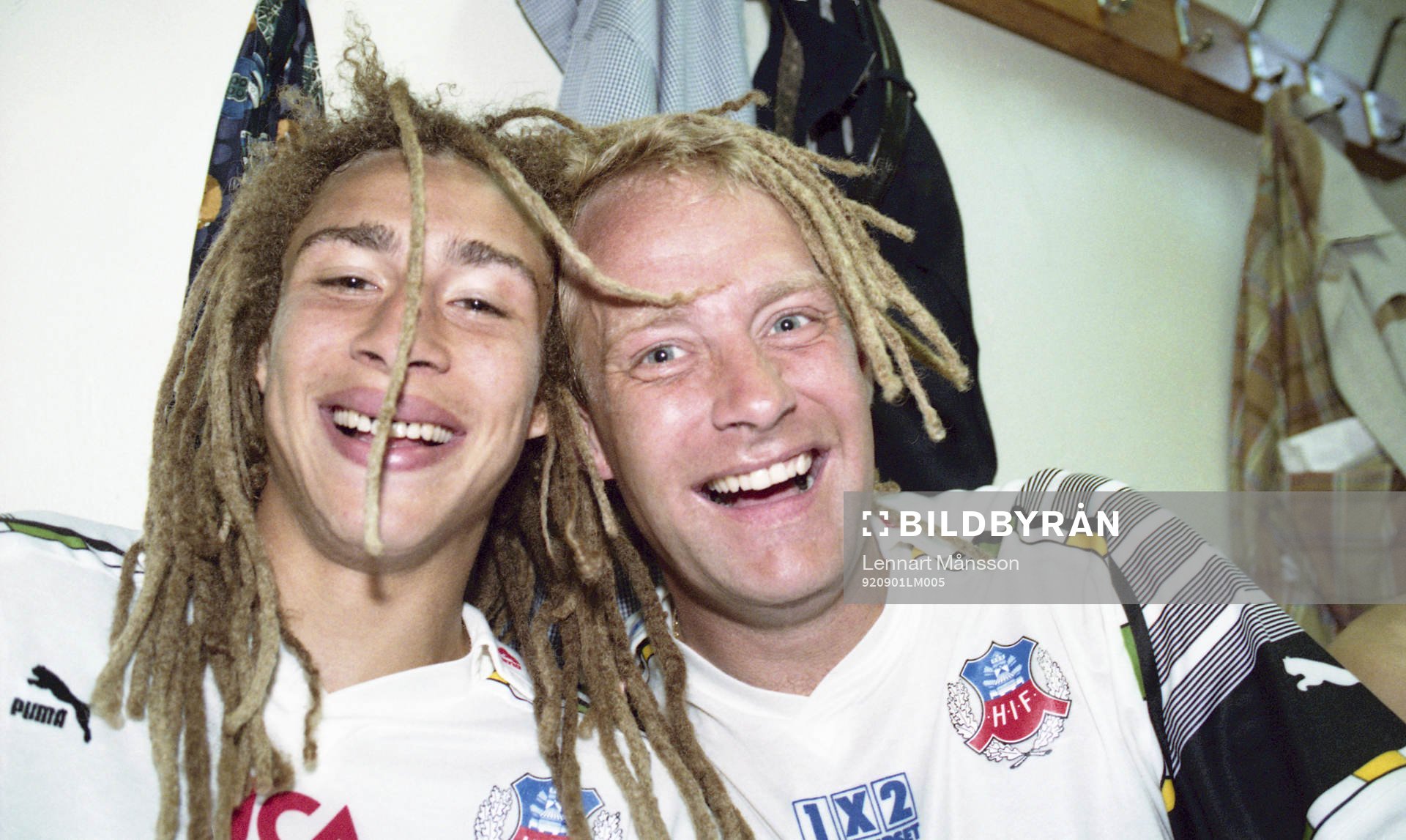 Henrik Larsson och Mats Magnusson, Helsingborg