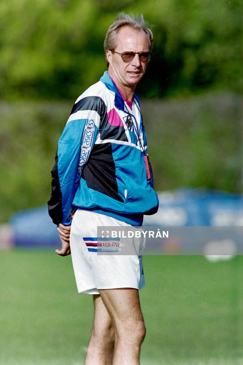 Sven-Göran Eriksson, tränare i Sampdoria