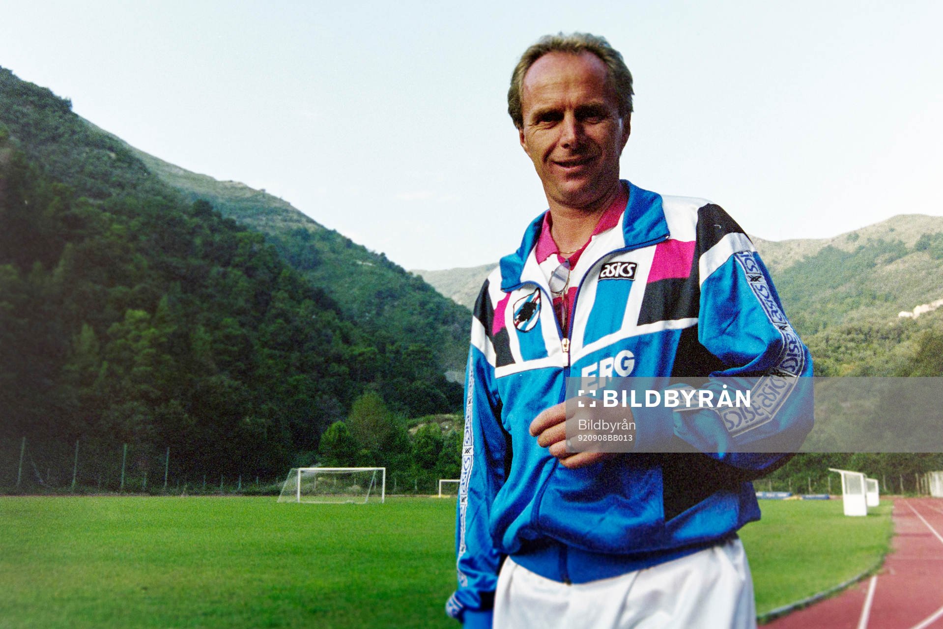 Sven-Göran Eriksson, tränare i Sampdoria
