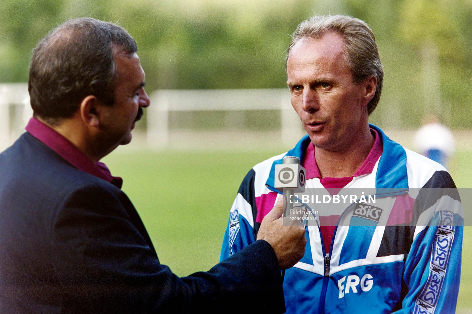 Sven-Göran Eriksson, tränare i Sampdoria