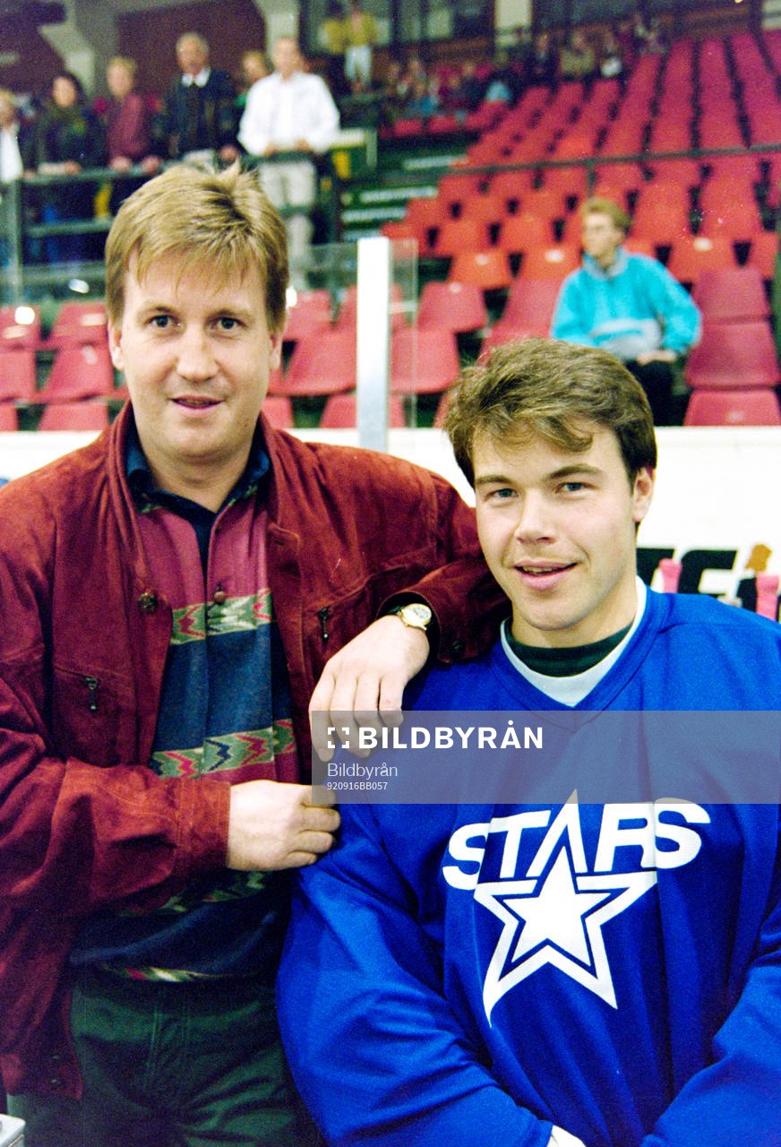 Målvakterna Peter Lindmark, Malmö och Kenneth Johansson,