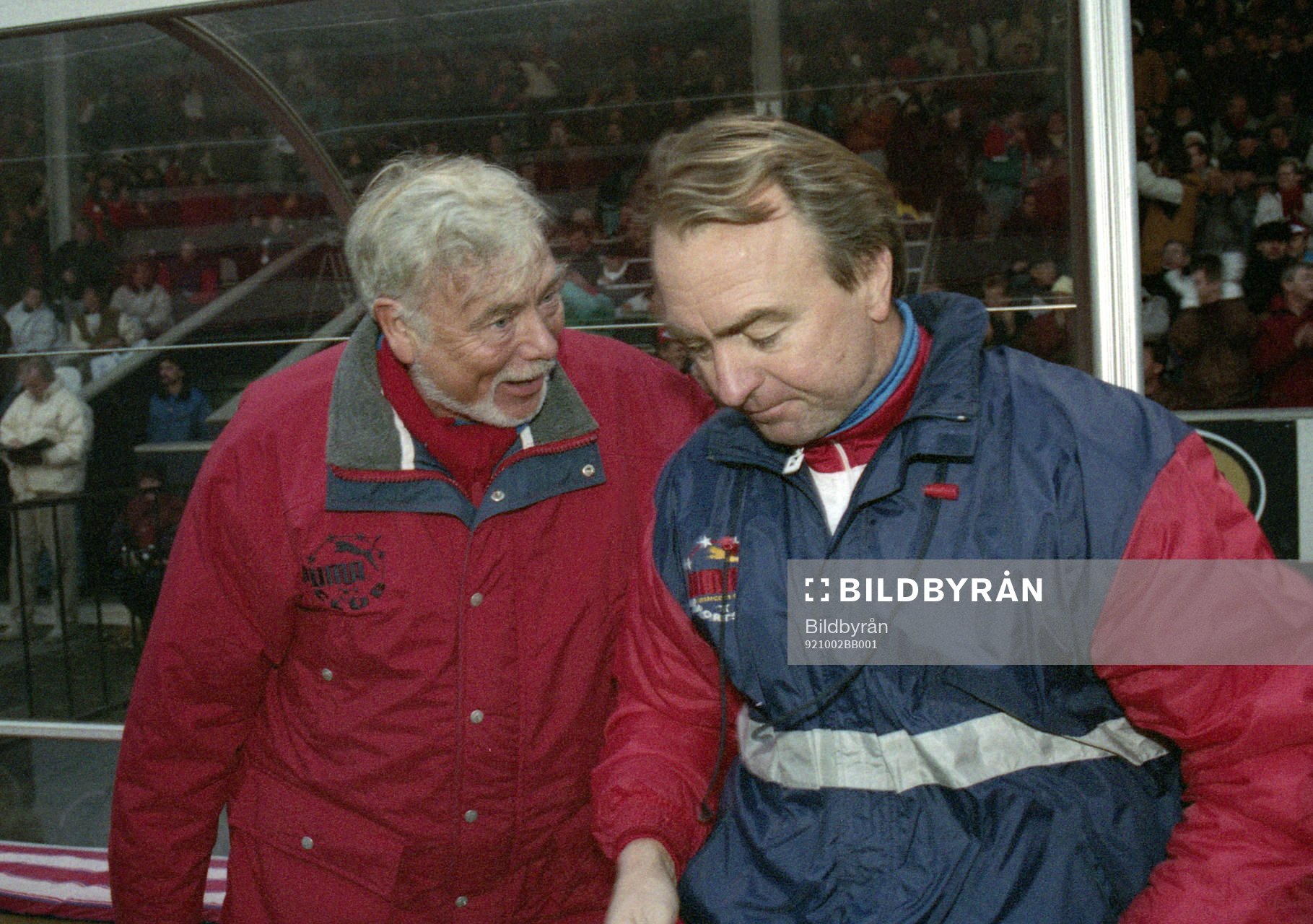 Ingvar Wenehed, ordförande och Bo Nilsson, tränare,