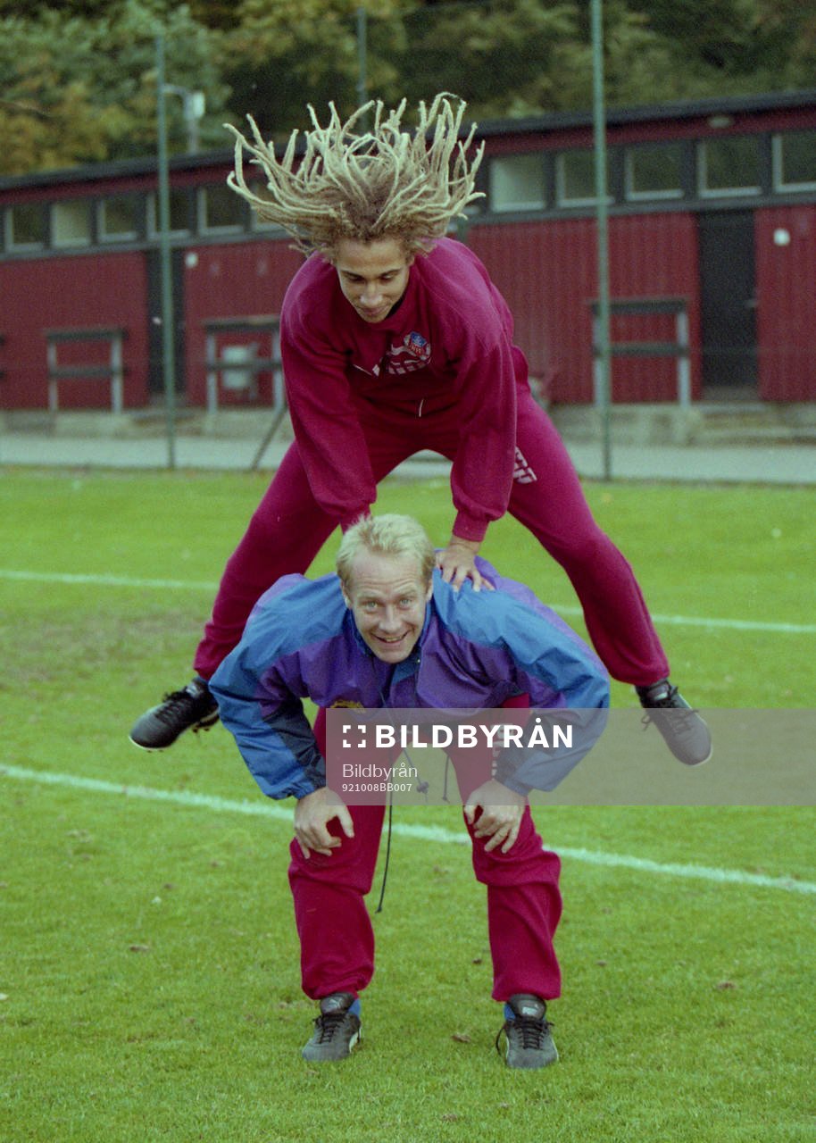 Henrik Larsson, Helsingborg och Mats Magnusson
