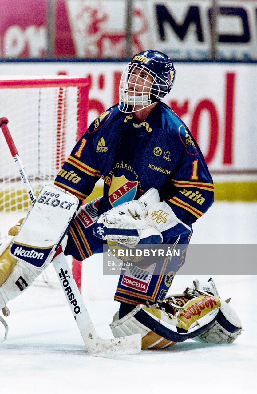 Djurgårdens målvakt Thomas Östlund