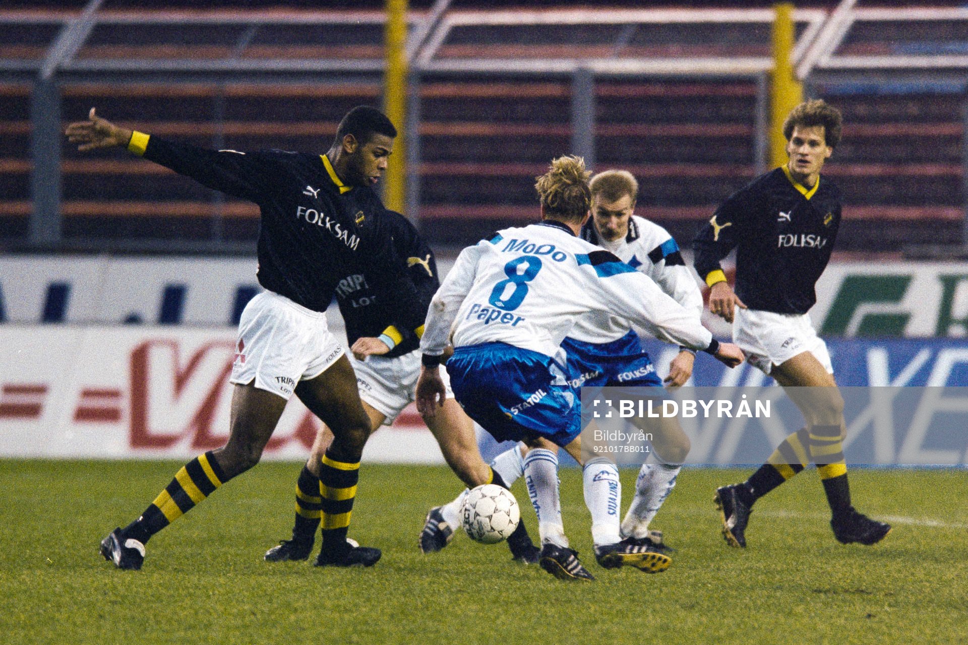 Pascal Simpson, AIK och Jan Hellström, Norrköping i kamp