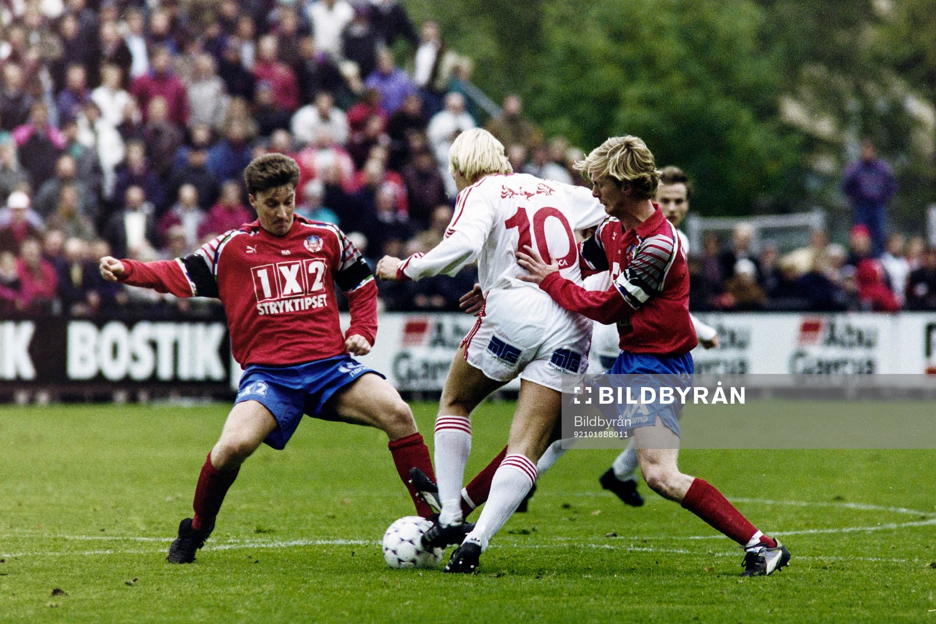 Fotboll, Kval till Allsvenskan, Helsingborg - Degerfors, 3-3: Ulf Ottosson, Degerfors stoppas.
