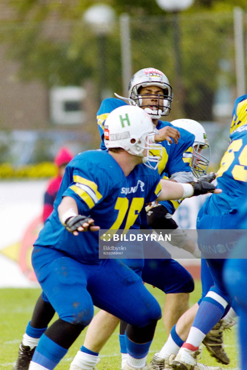 Amerikansk Fotboll, EM-Kval, Sverige - Nederländerna, 30-12: