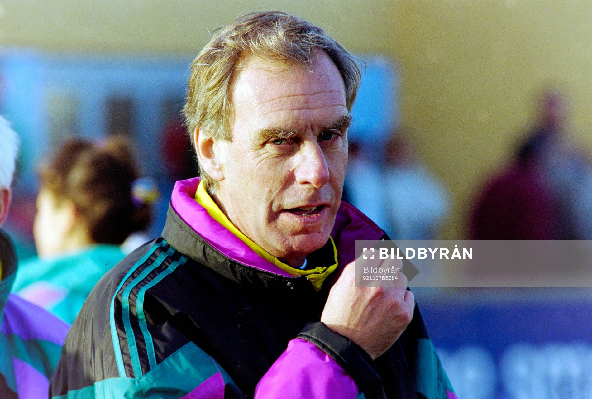 Fotboll, Damer, EM, Kvartsfinal, Danmark - Sverige, 1-1: Bengt Simonsson, förbundskapten i Sverige. 