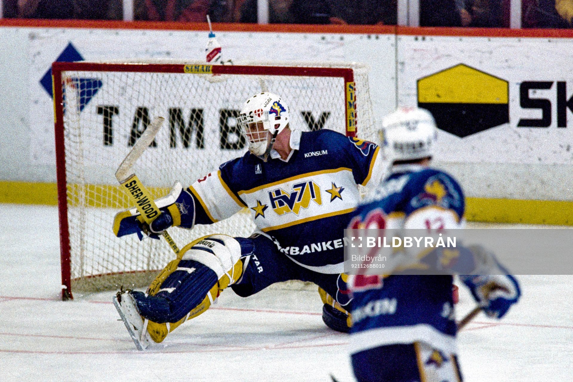 Peter Åslin, målvakt i HV71