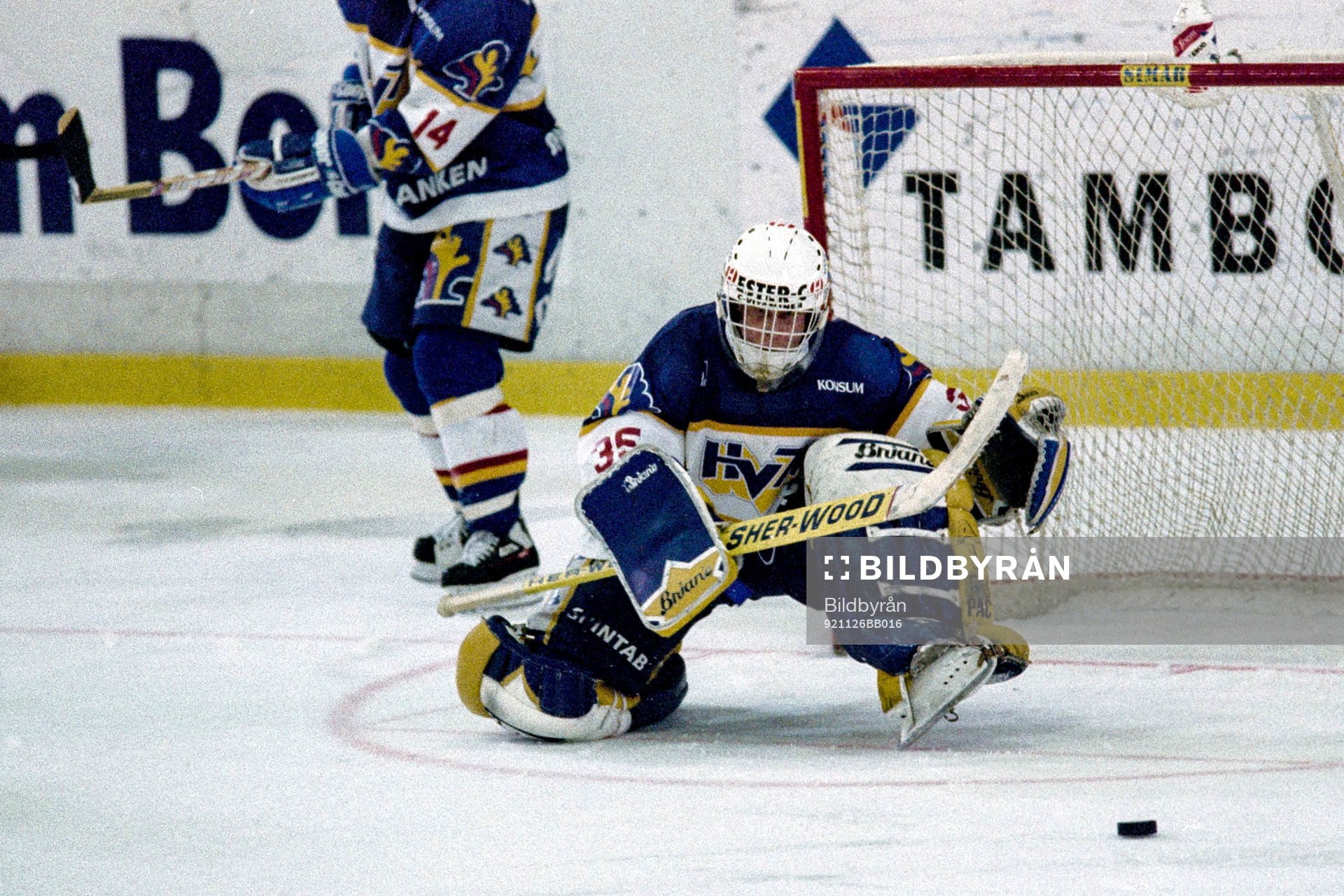Peter Åslin, målvakt i HV71