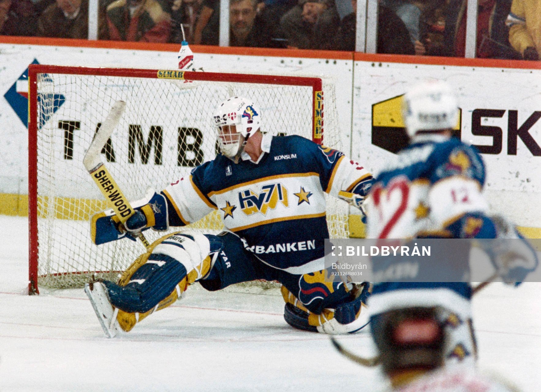 Peter Åslin, målvakt i HV71