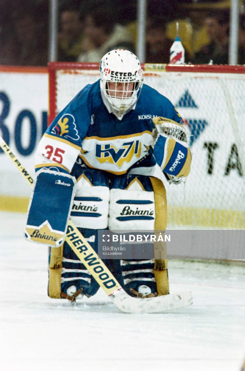 Peter Åslin, målvakt i HV71