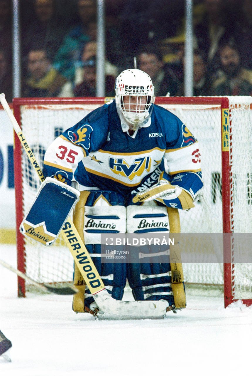 Peter Åslin, målvakt i HV71