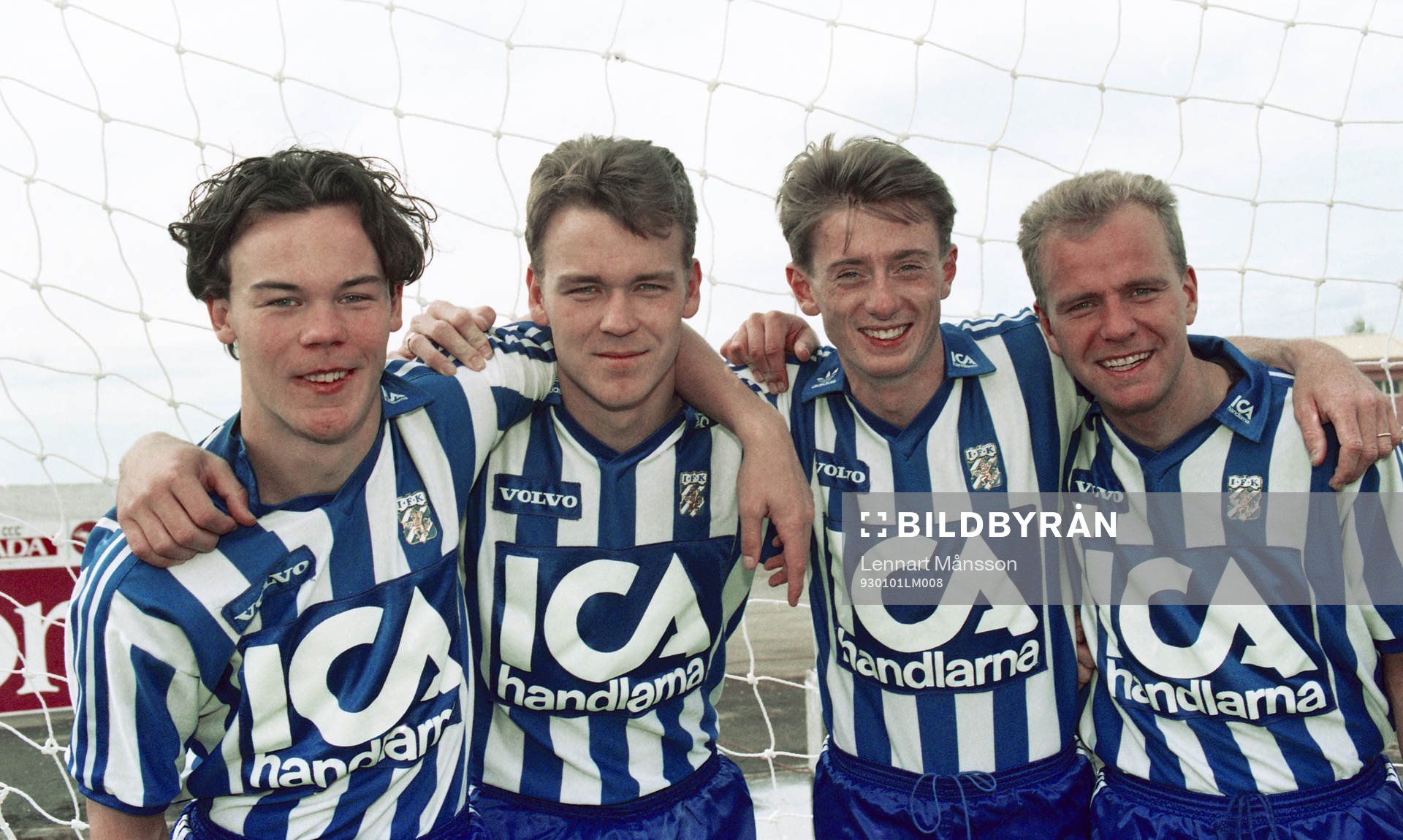  Joachim Björklund, Magnus Erlingmark, Magnus Gustafsson och Mikael Martinsson.  
© Bildbyrån - 16533
