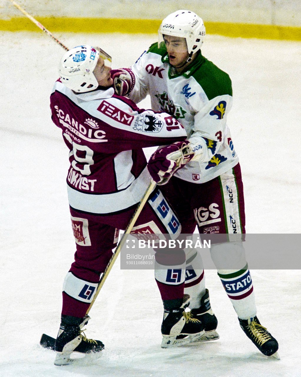 Lite bråk mellan örebros Niklas Sjökvist och Jonas A-son