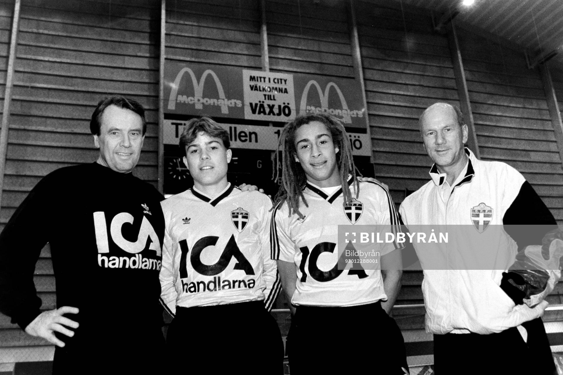 Nils Andersson, ass. förbundskapten, Ola Nilsson, Henrik