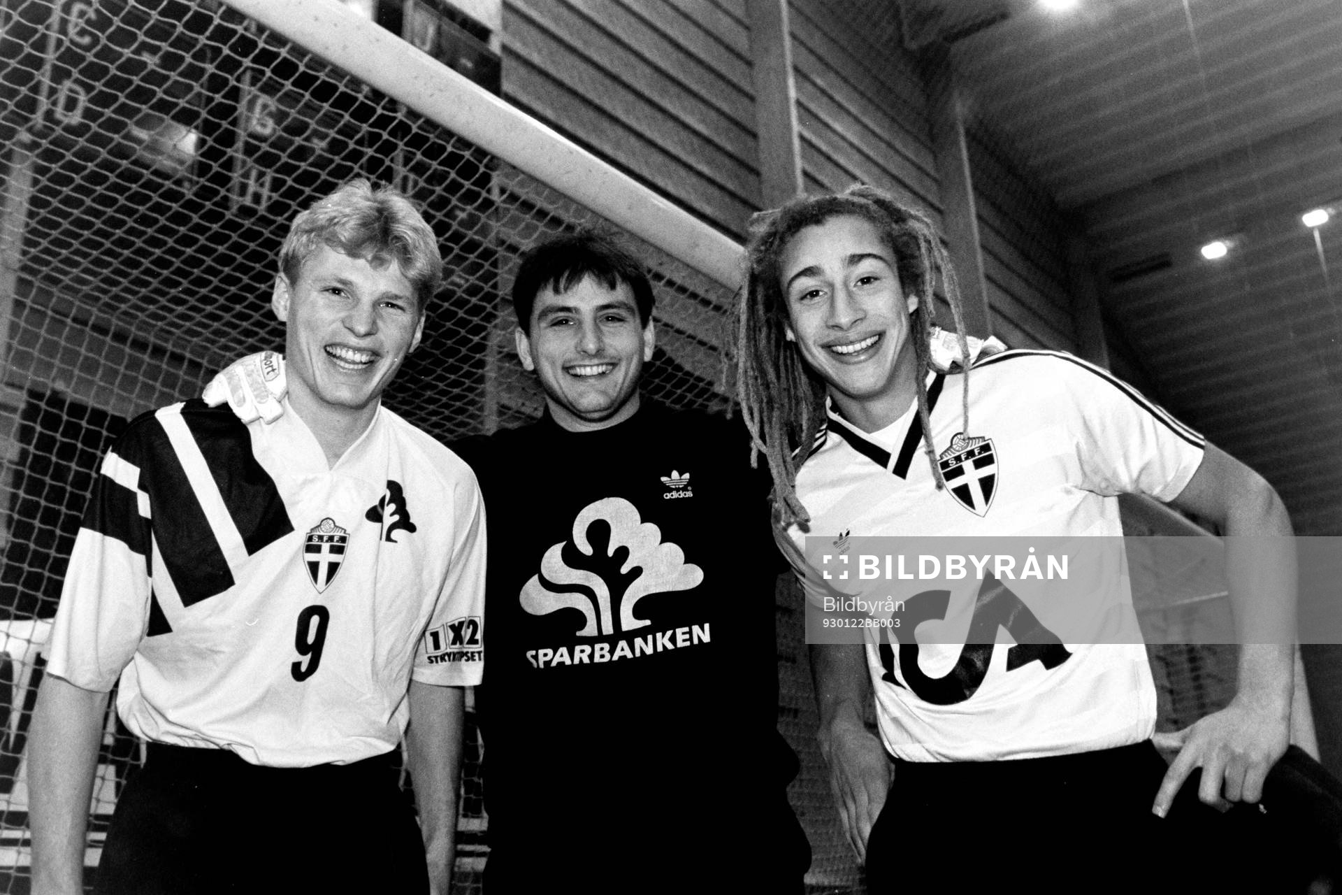 Mats Lilienberg, Jonnie Fedel och Henrik Larsson, Sverige