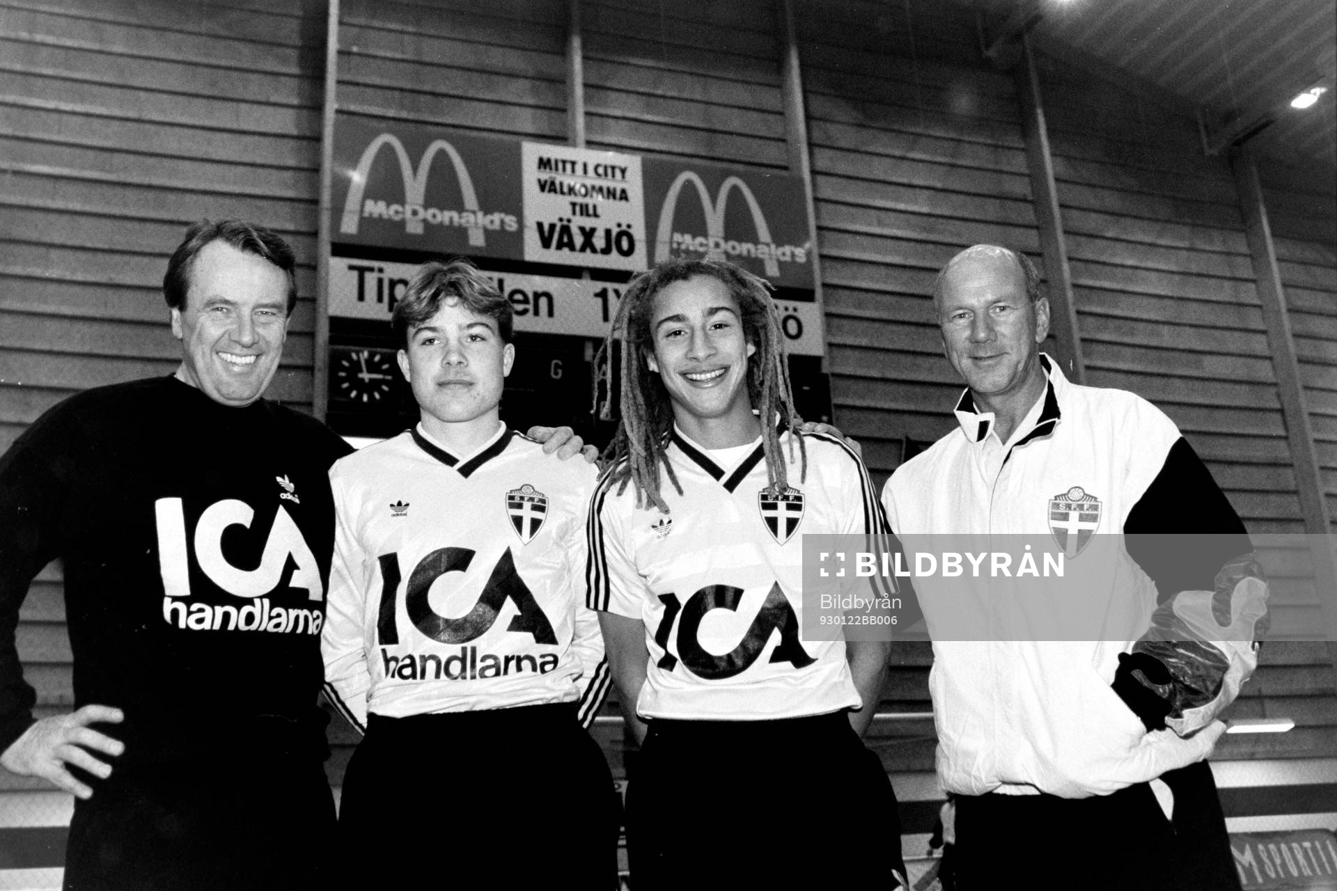 Nils Andersson, ass. förbundskapten, Ola Nilsson, Henrik