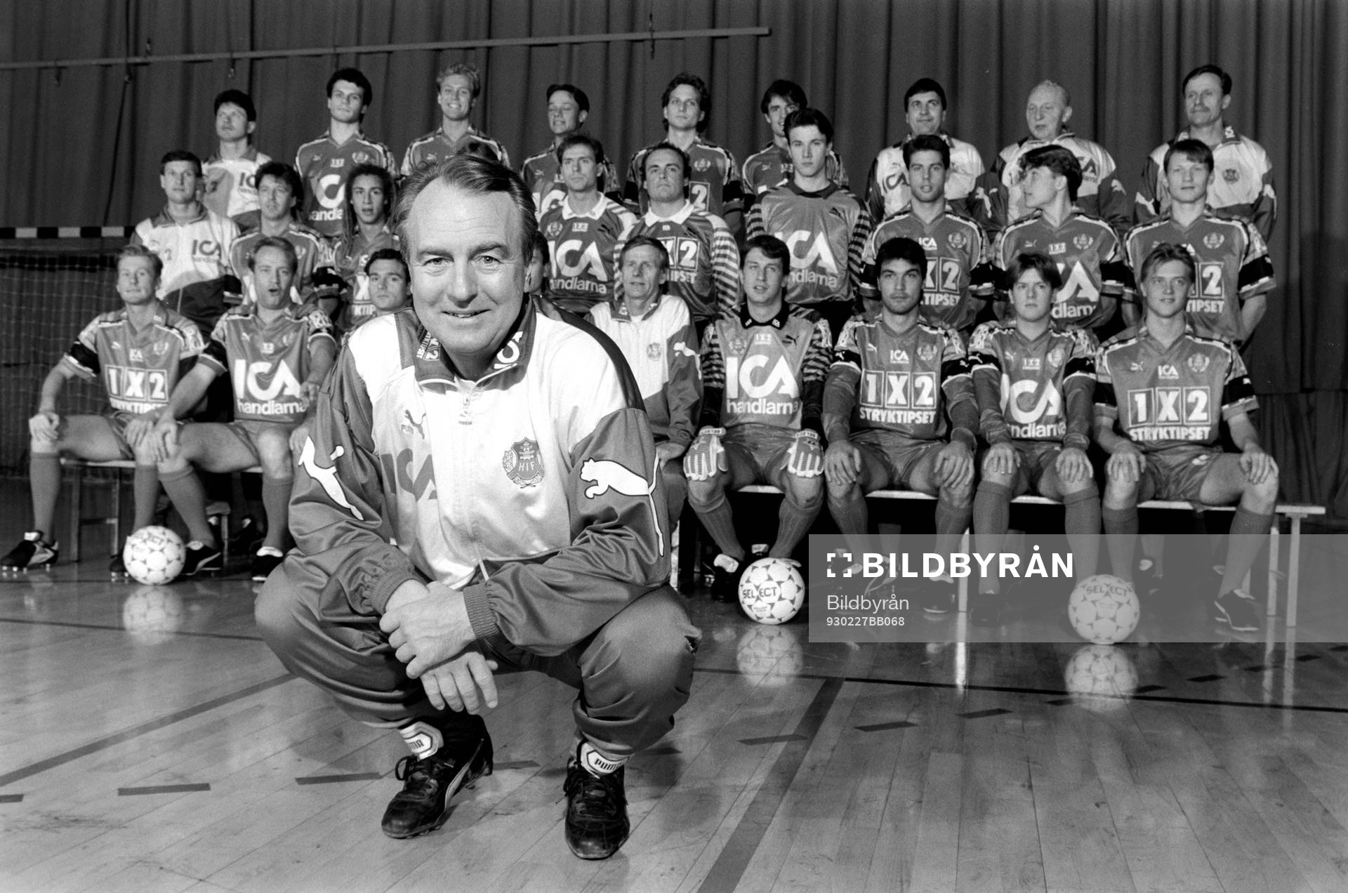 Bo Nilsson, tränare i Helsingborg