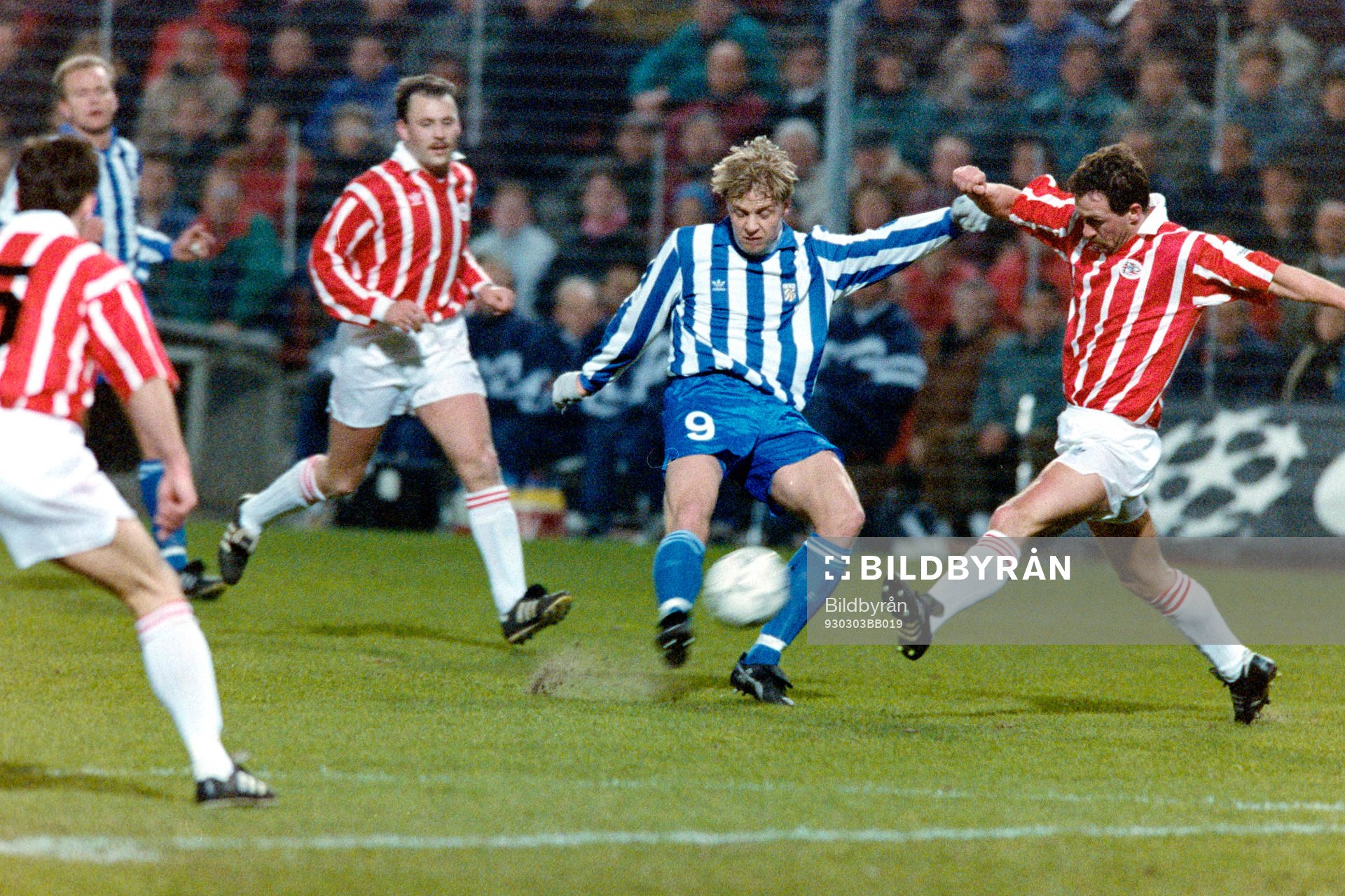 Fotboll, Champions League, PSV Eindhoven - IFK Göteborg,