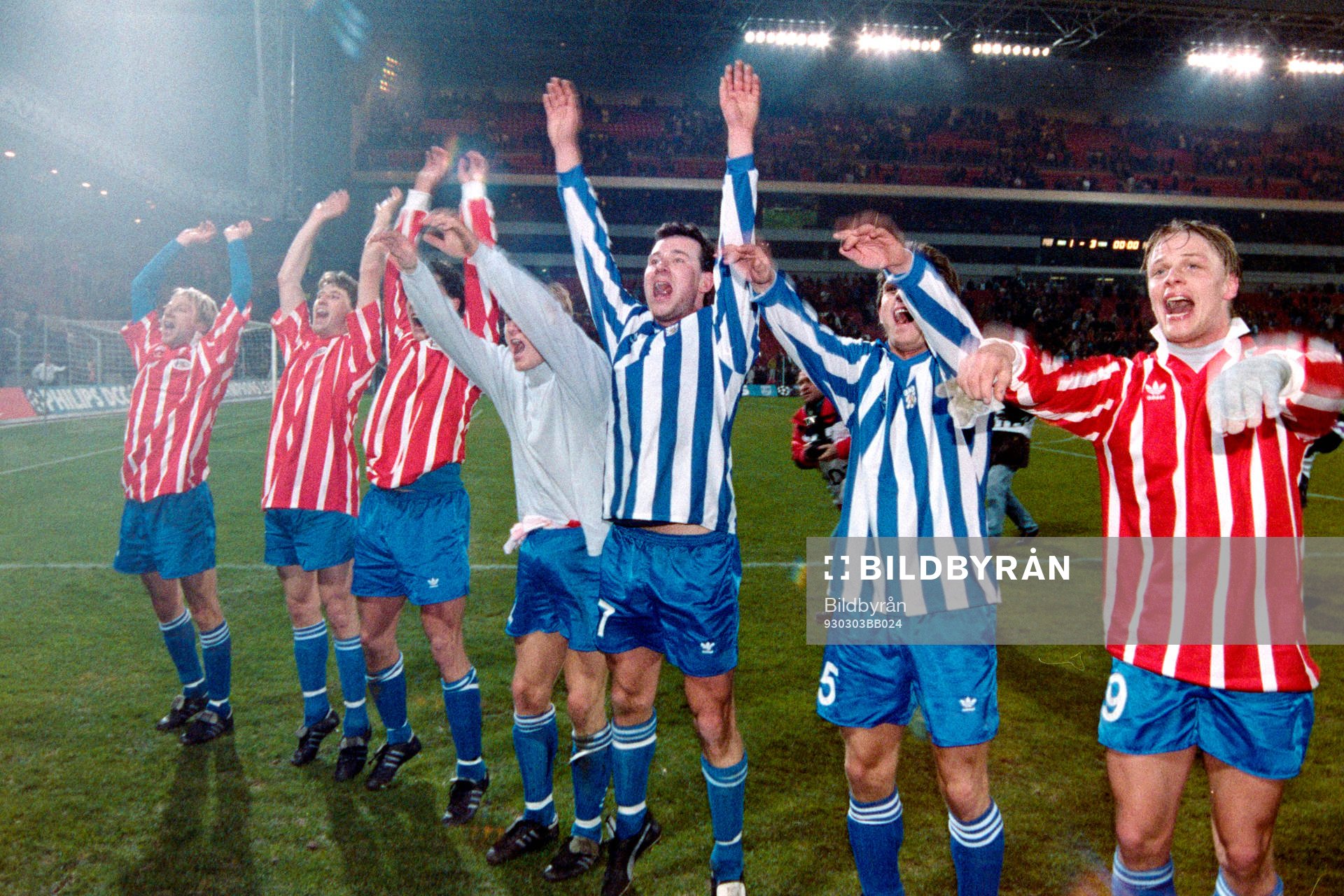 Fotboll, Champions League, PSV Eindhoven - IFK Göteborg,