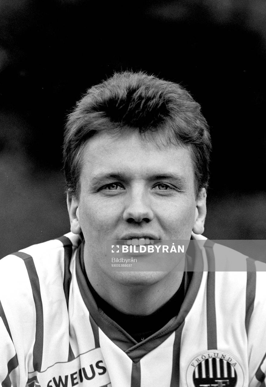 Fotboll, Allsvenskan, Västra Frölunda, Förhands: David Bendz, Västra Frölunda. 