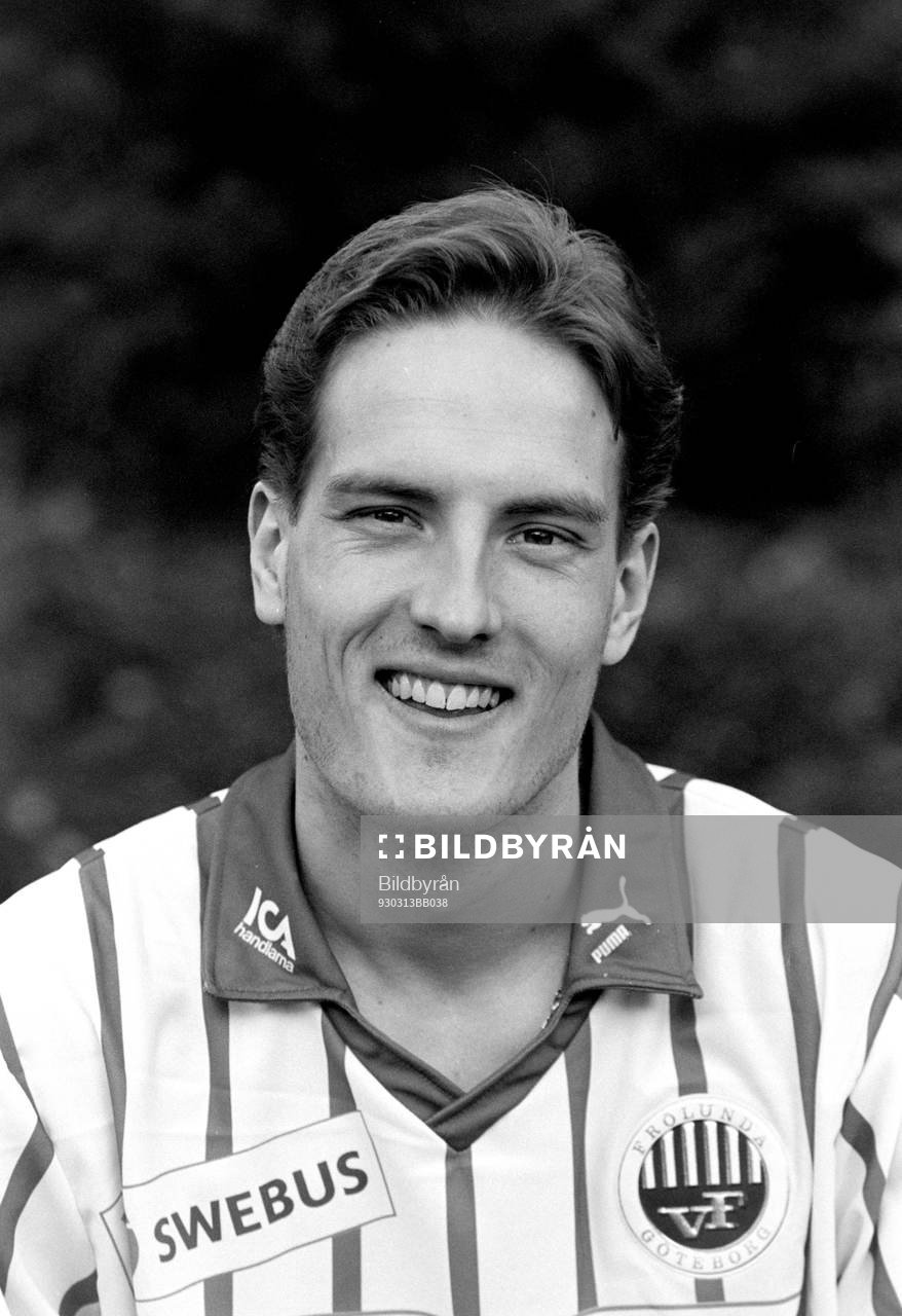 Fotboll, Allsvenskan, Västra Frölunda, Förhands: Kjell-Åke Engström, Västra Frölunda. 
