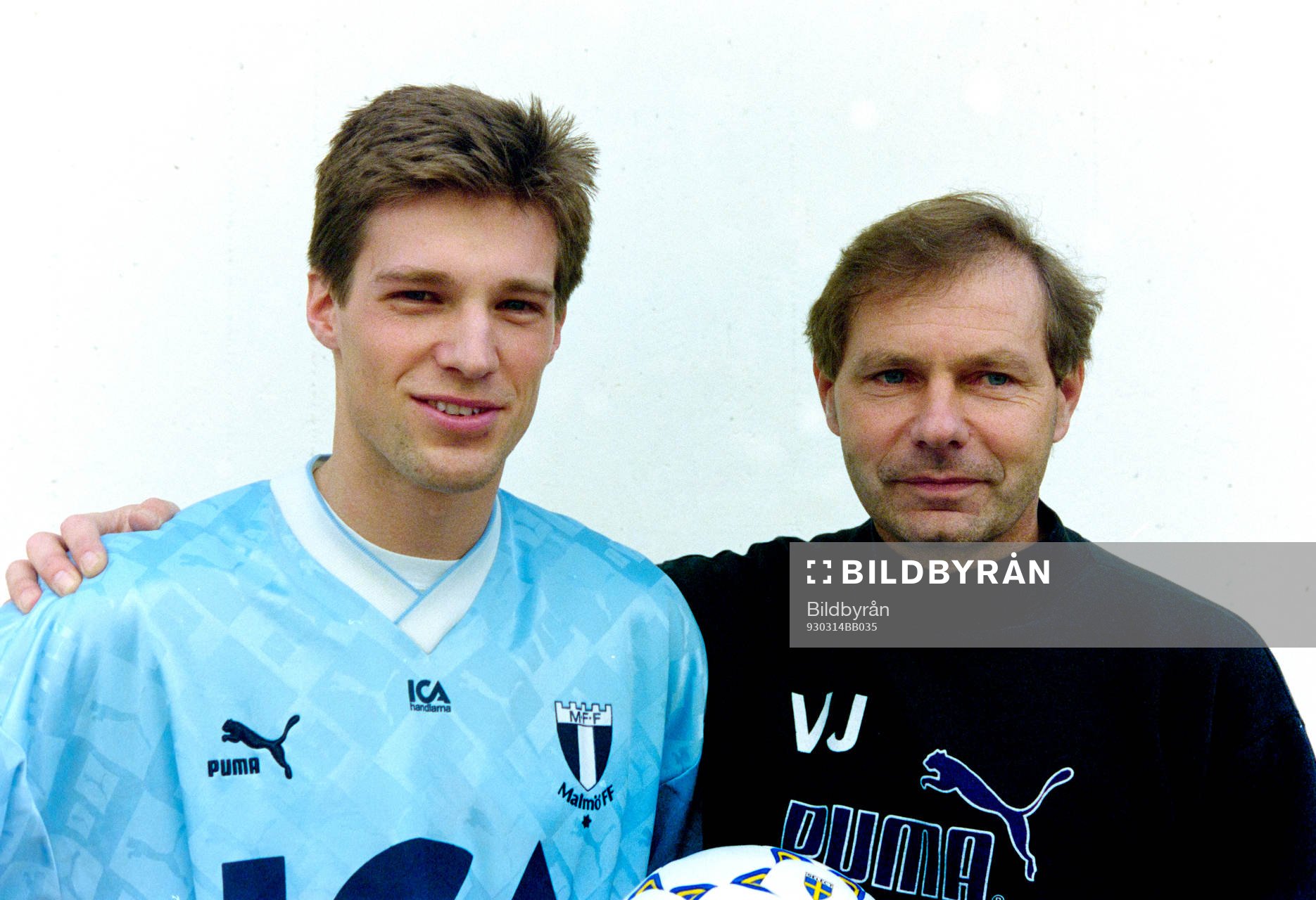 Jens Fjellström och Viggo Jensen, tränare, Malmö