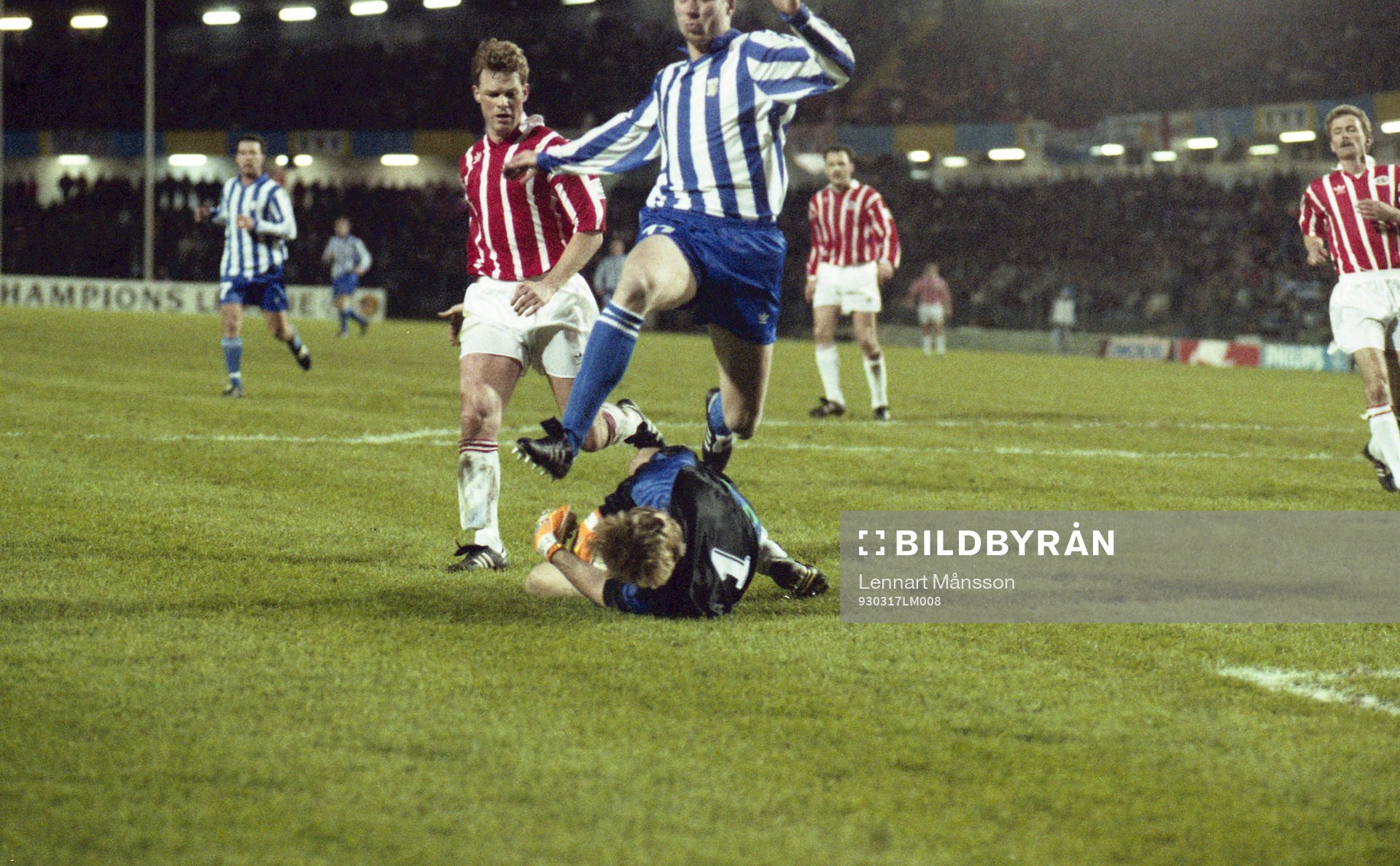 Thomas Ravelli, målvakt och Johnny Ekström, Göteborg