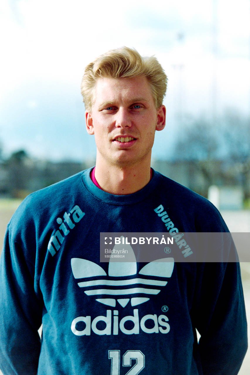 Fotboll, Div 1 norra, Djurgården, förhands: Kenneth Bergqvist, Djurgården. 
